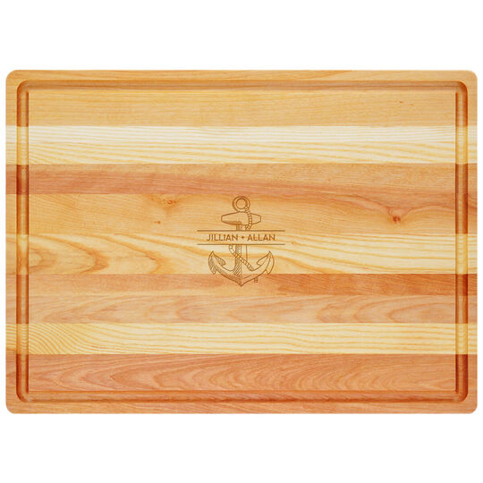 Anchor Name Master Wood Cutting Board